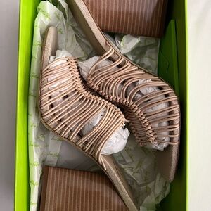 Sam Edelman Beige Strappy Heels